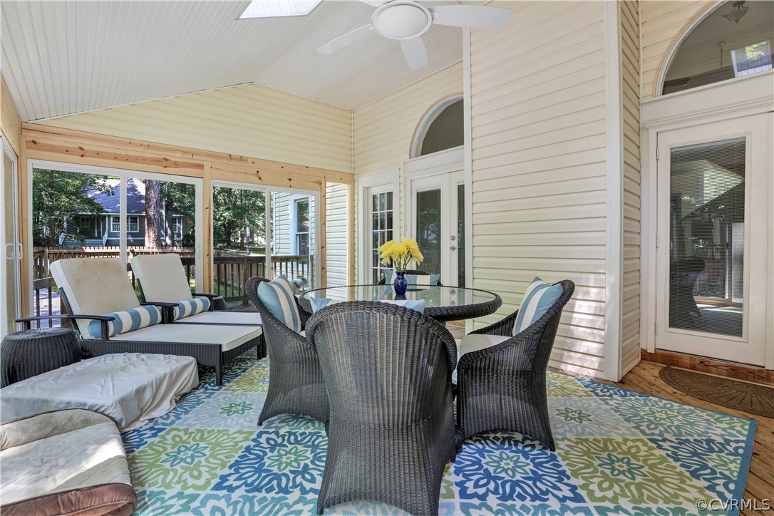 5612 Woods Walk Road Midlothian, VA 23112 - Photo 21 of 26 a view of a dining room with furniture and window