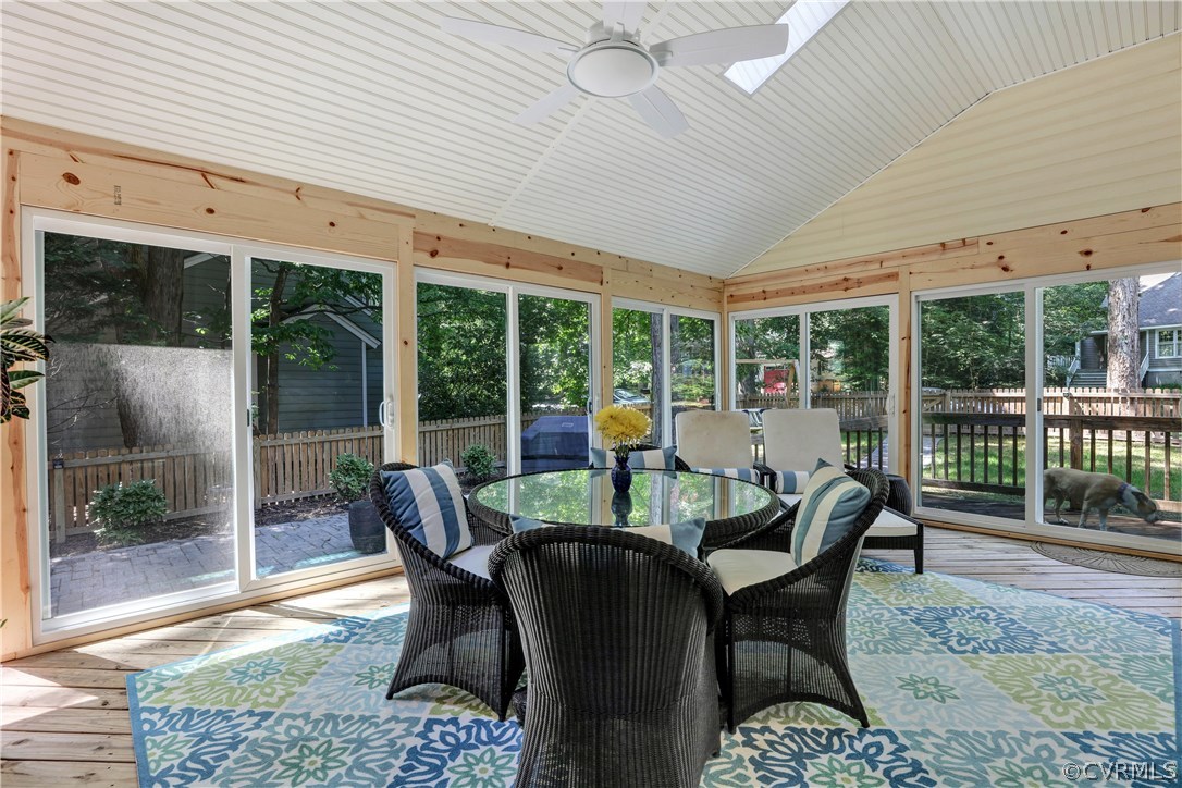 5612 Woods Walk Road Midlothian, VA 23112 - Photo 22 of 26 a dining room with furniture and wooden floor