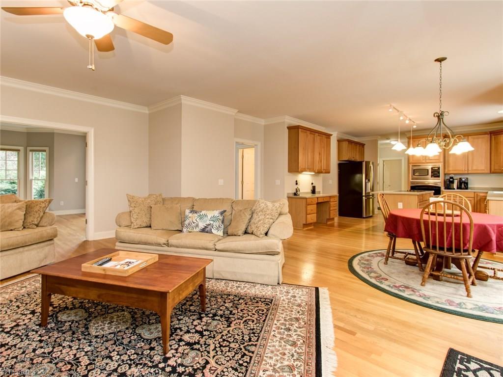 6001 Dunvagen Court Oak Ridge, NC 27310 - Photo 30 of 30 Open floor plan between Kitchen and Great Room.