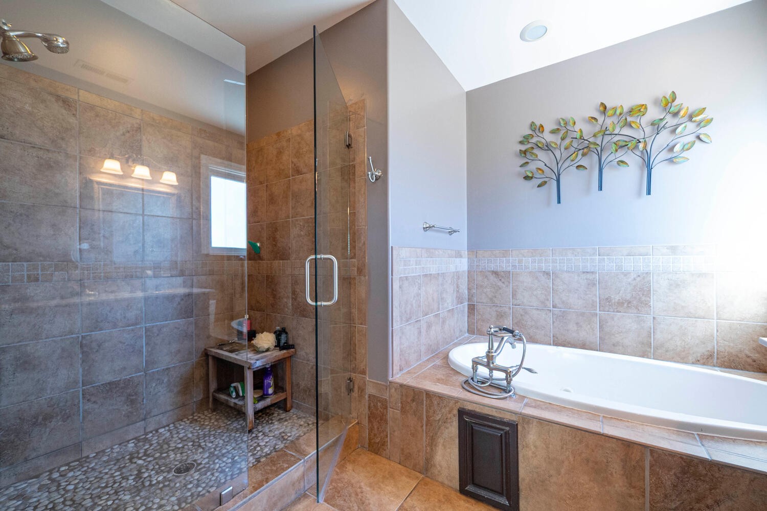 5125 Old Harding Road Franklin, TN 37064 - Photo 25 of 50 a bathroom with a sink a toilet and a shower