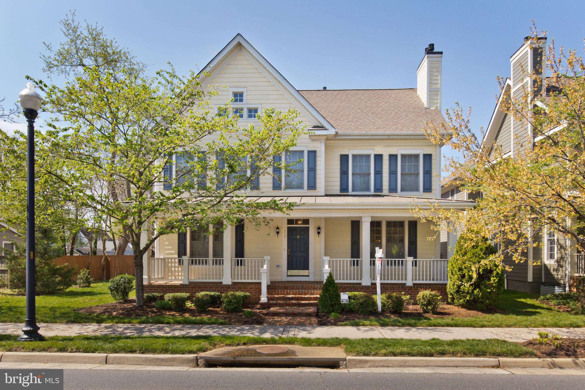 Huge house with a front porch