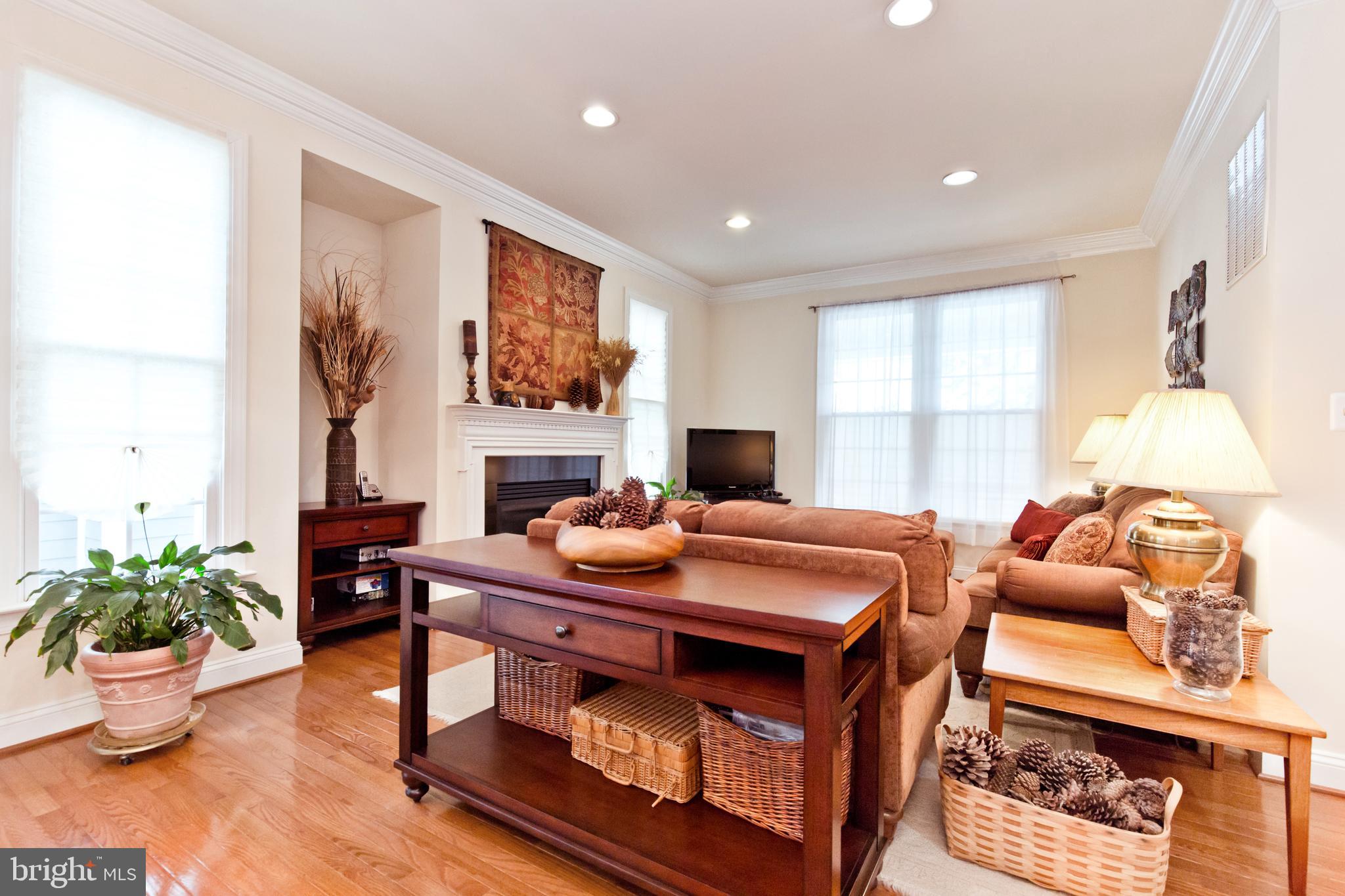 1314 South Glebe Road Arlington, VA 22204 - Photo 20 of 52 Family room with gas fireplace