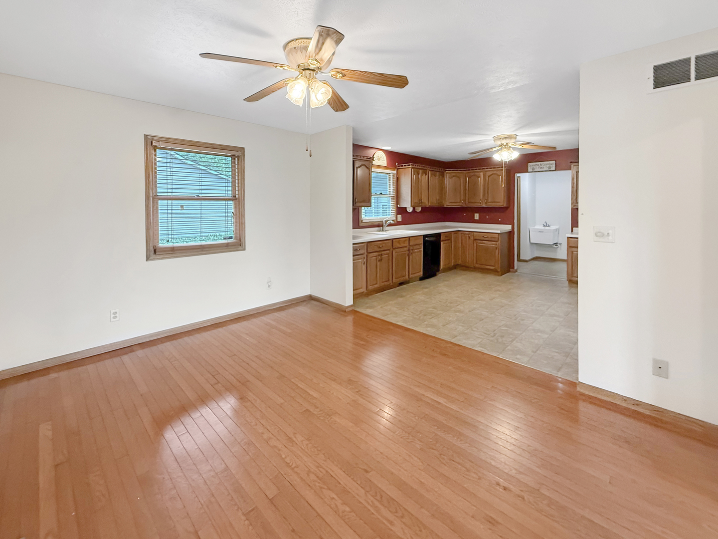 100 Adams Street Ridott, IL 61067 - Photo 6 of 17 a view of a livingroom with a flat screen tv