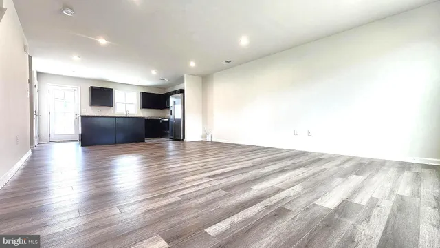 a view of kitchen and microwave