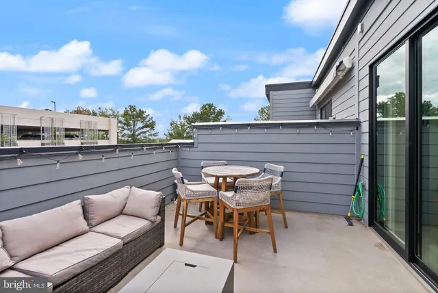a view of a building with a street