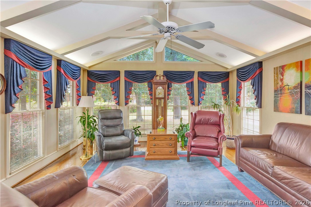 5219 McLeod Road Lumberton, NC 28358 - Photo 13 of 33 a bedroom with furniture and a large window
