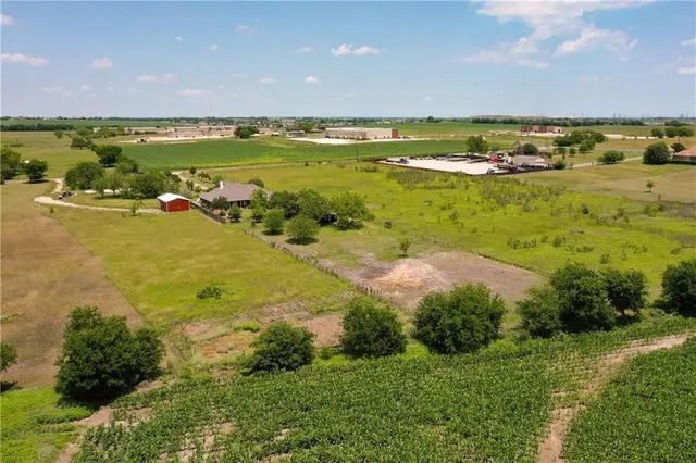 a view of an ocean and city