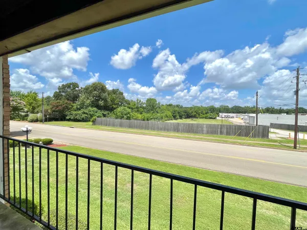 a view of sky from balcony