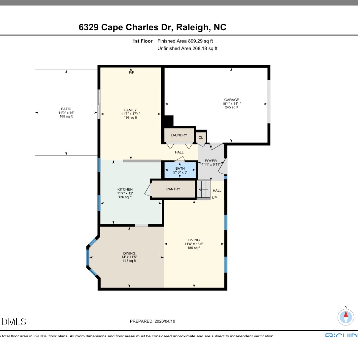 6329 Cape Charles Drive Raleigh, NC 27617 - Photo 43 of 44