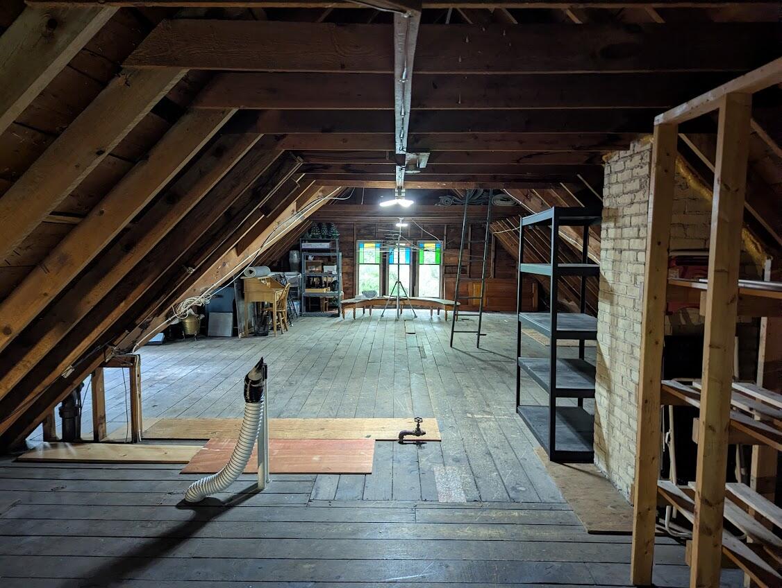 Undisclosed Address Waterloo, WI 53594 - Photo 22 of 27 walkup attic