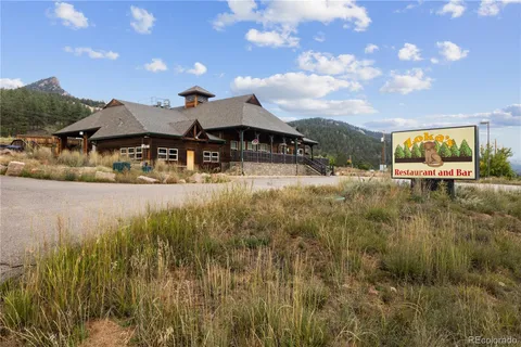a view of outdoor space and trees