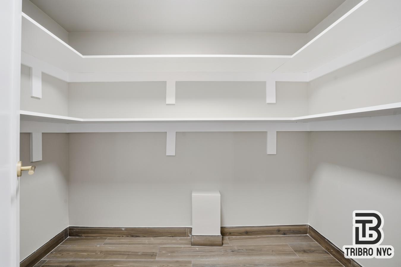 129 Russell Street, Unit 1D Brooklyn, NY 11222 - Photo 6 of 13 a view of an empty walk in closet