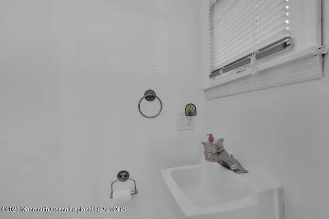 a bathroom with a sink