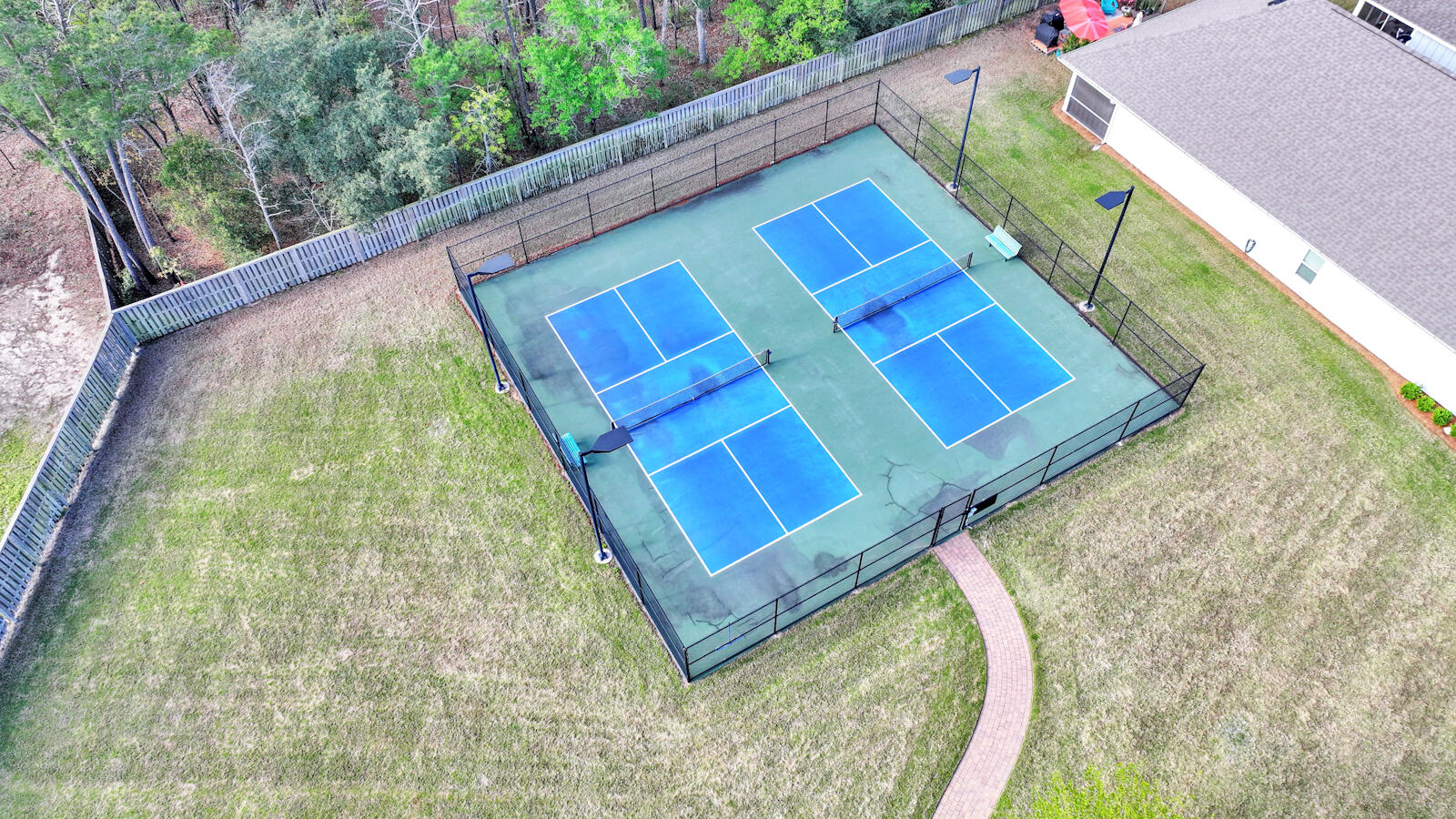 412 Lightning Bug Lane Freeport, FL 32439 - Photo 35 of 52 a view of a yard with an outdoor seating