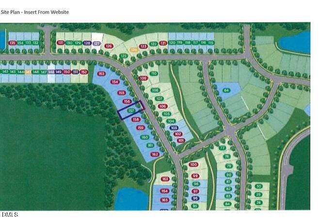 329 Mugby Road, Unit 157 Raleigh, NC 27610 - Photo 2 of 5 157 Site Plan