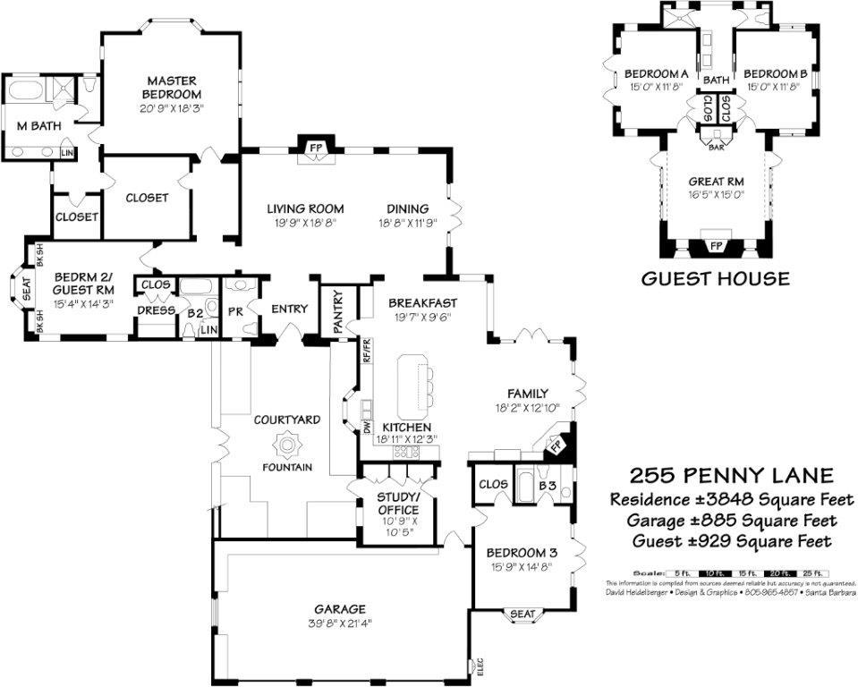 255 Penny Lane Santa Barbara, CA 93108 - Photo 31 of 31 Floor Plan