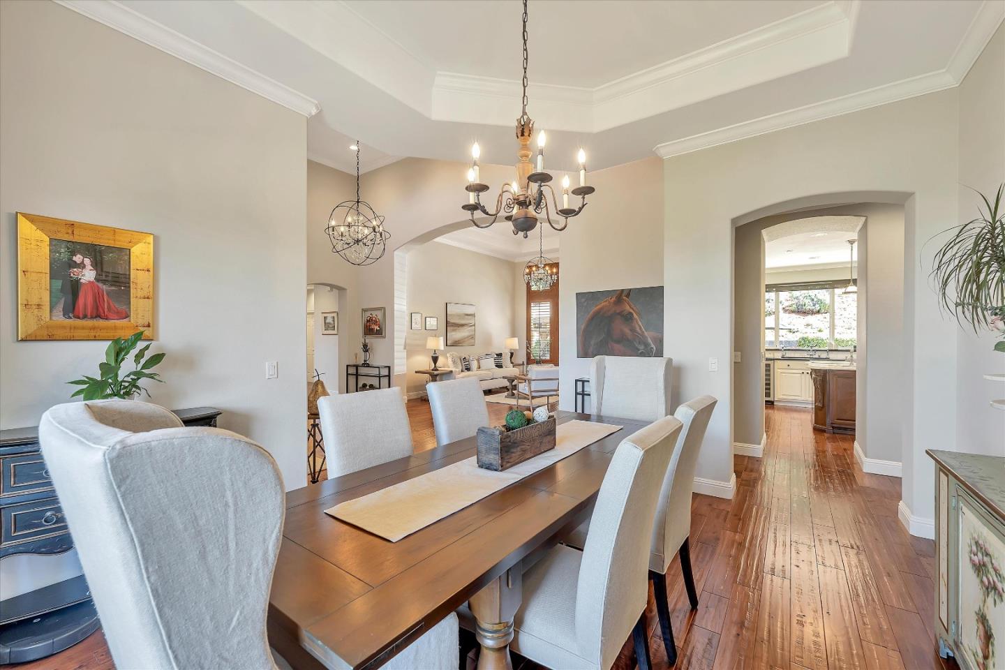 2380 Sunflower Circle Gilroy, CA 95020 - Photo 11 of 43 a view of a dining room with furniture and wooden floor
