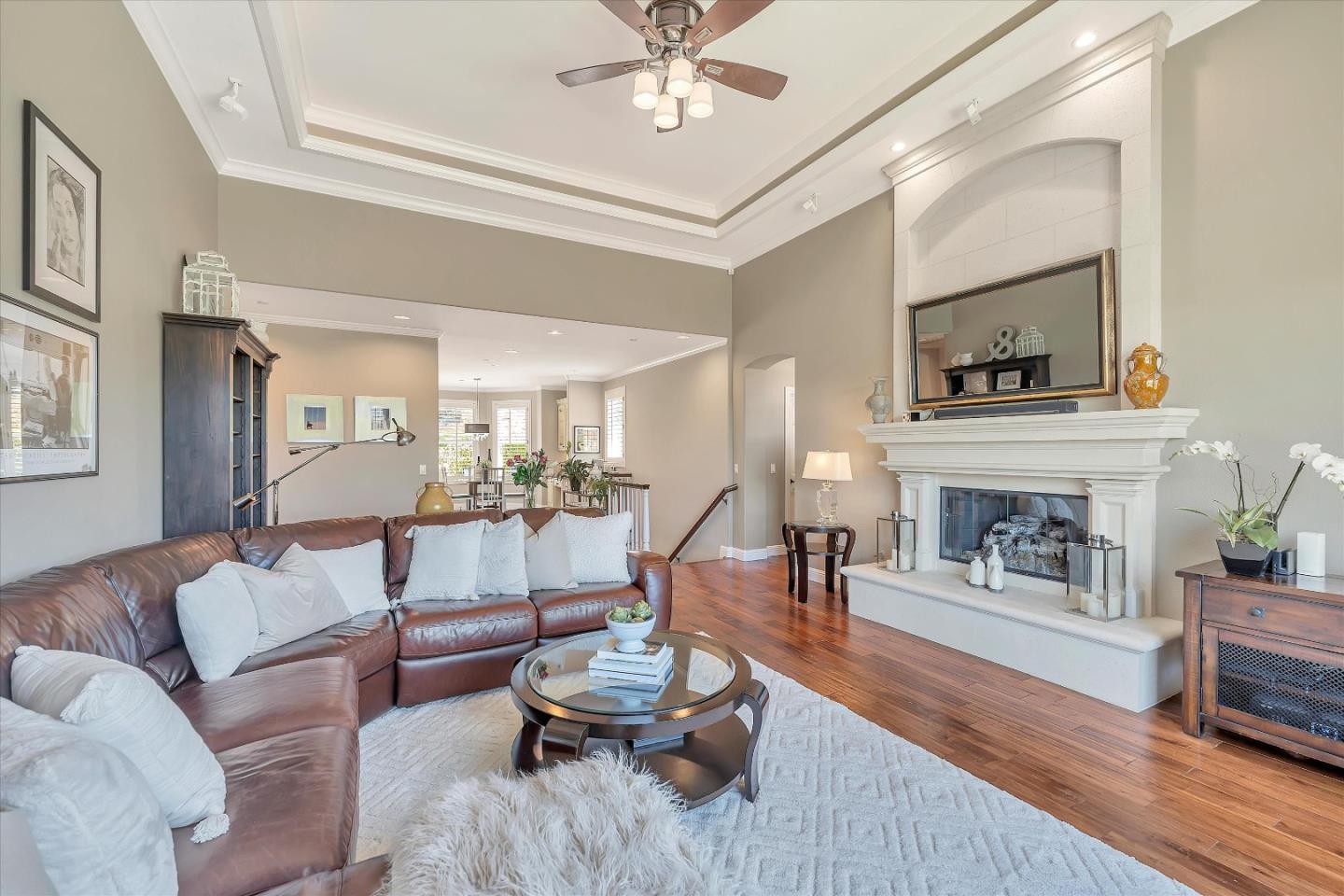 2380 Sunflower Circle Gilroy, CA 95020 - Photo 13 of 43 a living room with furniture and a fireplace