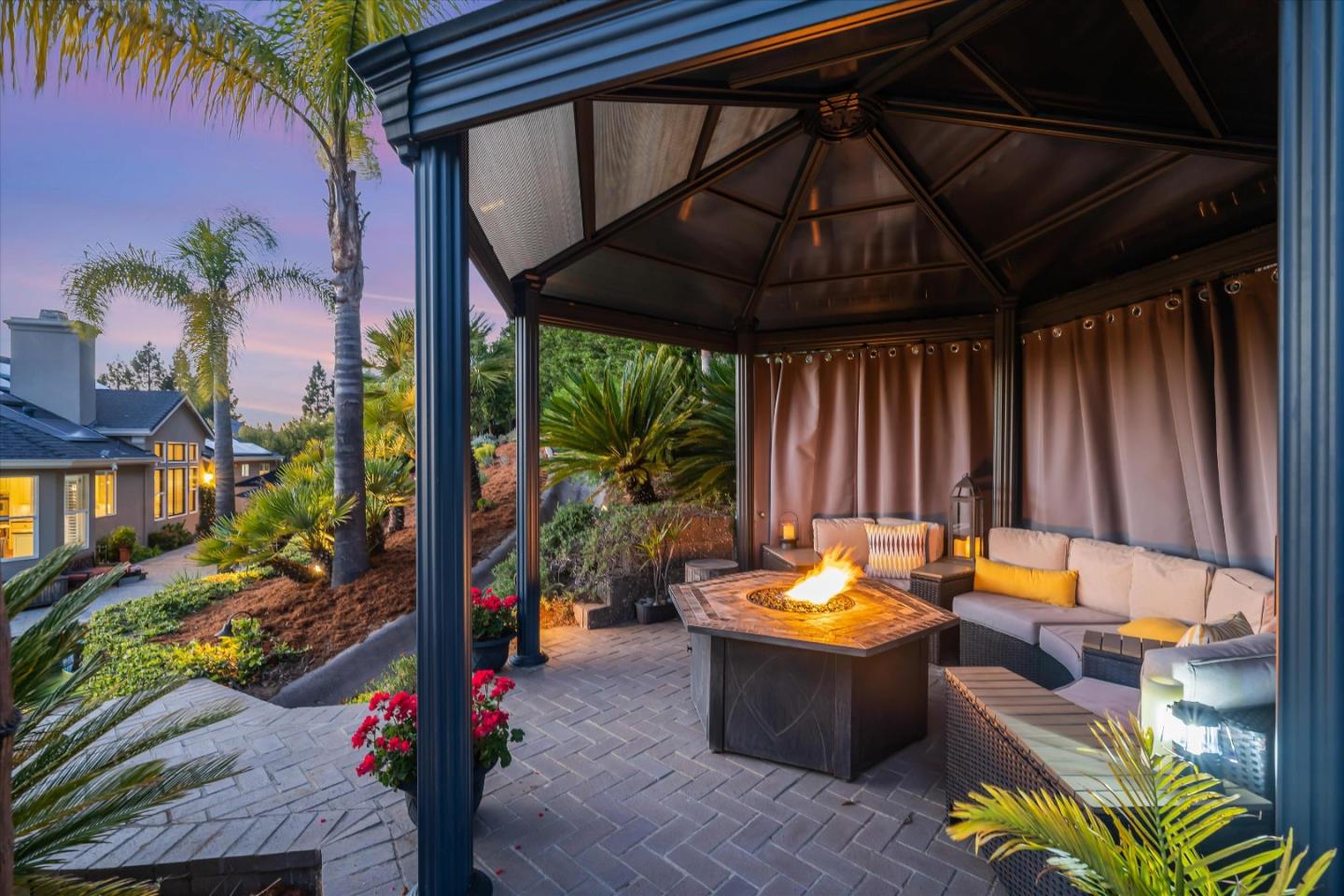 2380 Sunflower Circle Gilroy, CA 95020 - Photo 40 of 43 a view of an outdoor sitting area with furniture and garden view