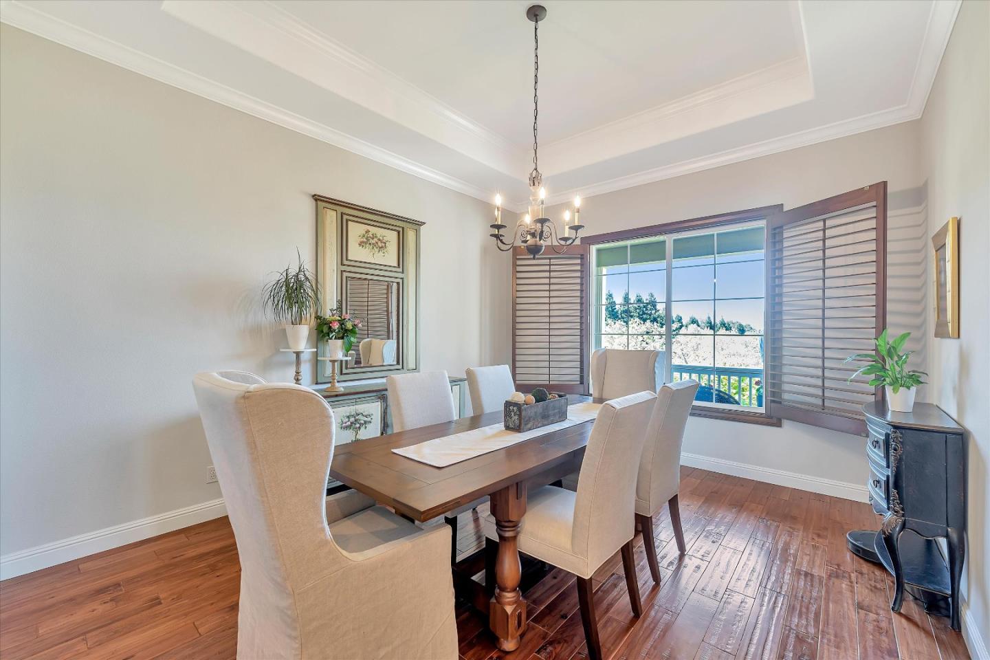 2380 Sunflower Circle Gilroy, CA 95020 - Photo 10 of 43 a view of a dining room with furniture window and wooden floor