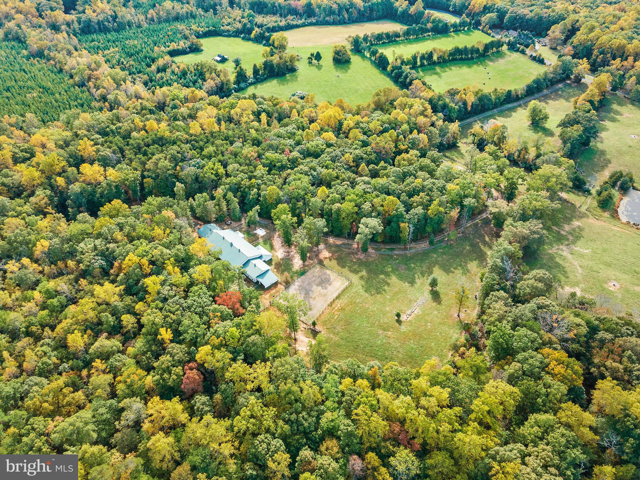 14205 Rogers Ford Road Sumerduck, VA 22742 - Photo 4 of 19 Ariel view of property lookin toward Rogers Ford