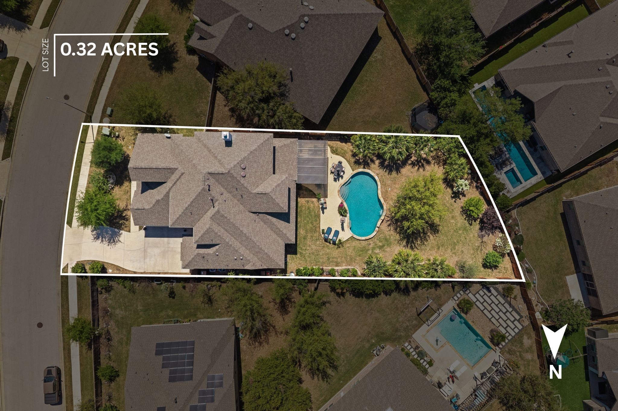 4118 Capora Way Round Rock, TX 78681 - Photo 30 of 39 an aerial view of a house