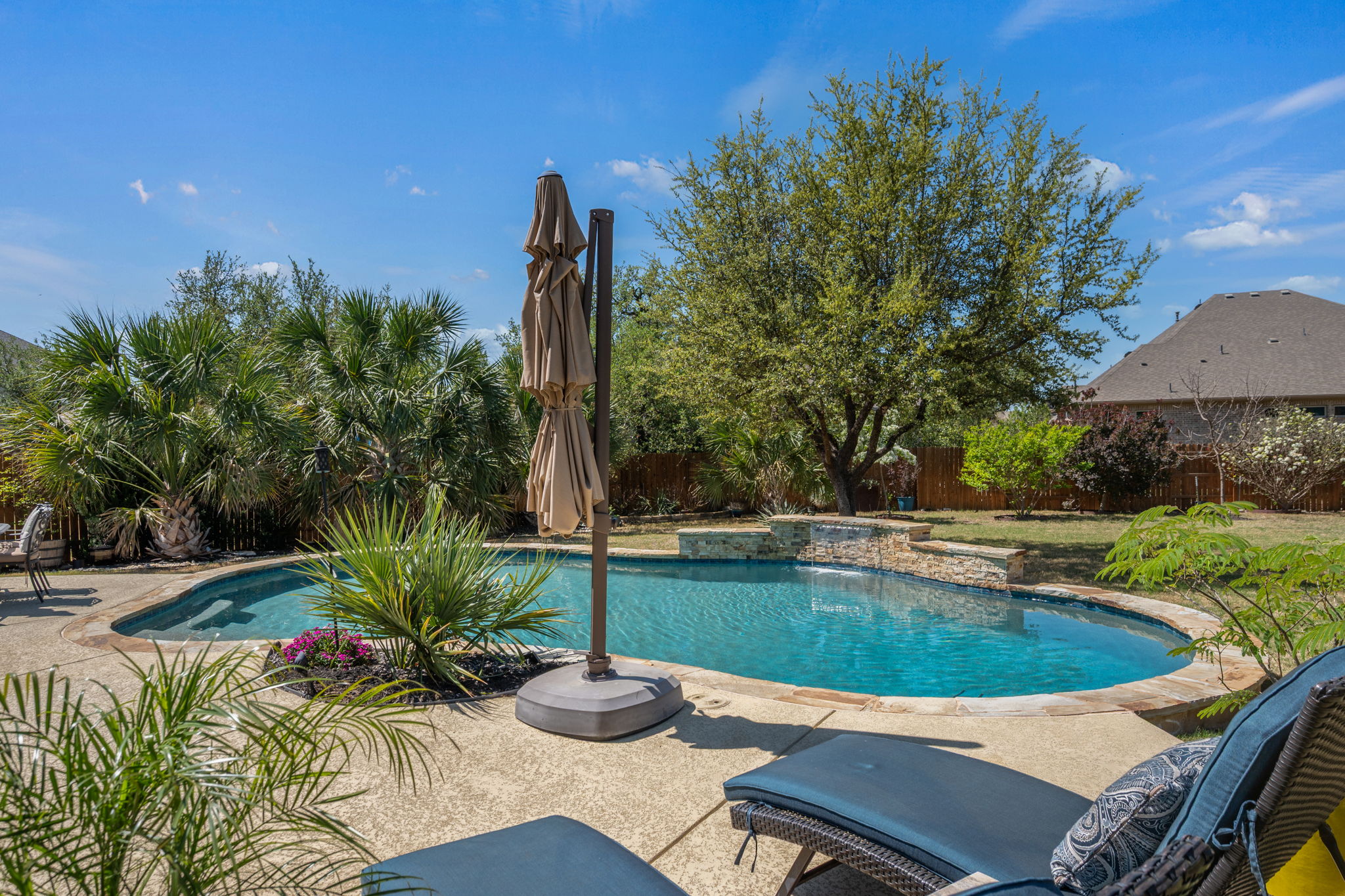 4118 Capora Way Round Rock, TX 78681 - Photo 33 of 39 a view of a swimming pool with a patio