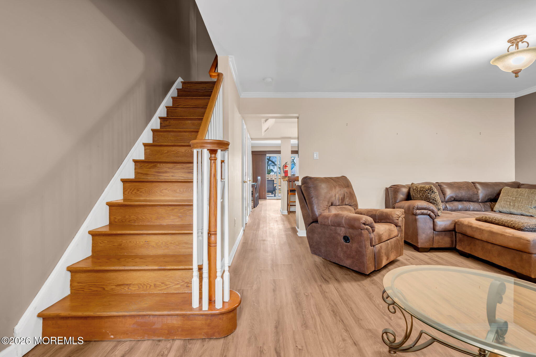 72 Kingsley Way Freehold, NJ 07728 - Photo 7 of 36 a living room with furniture and wooden floor