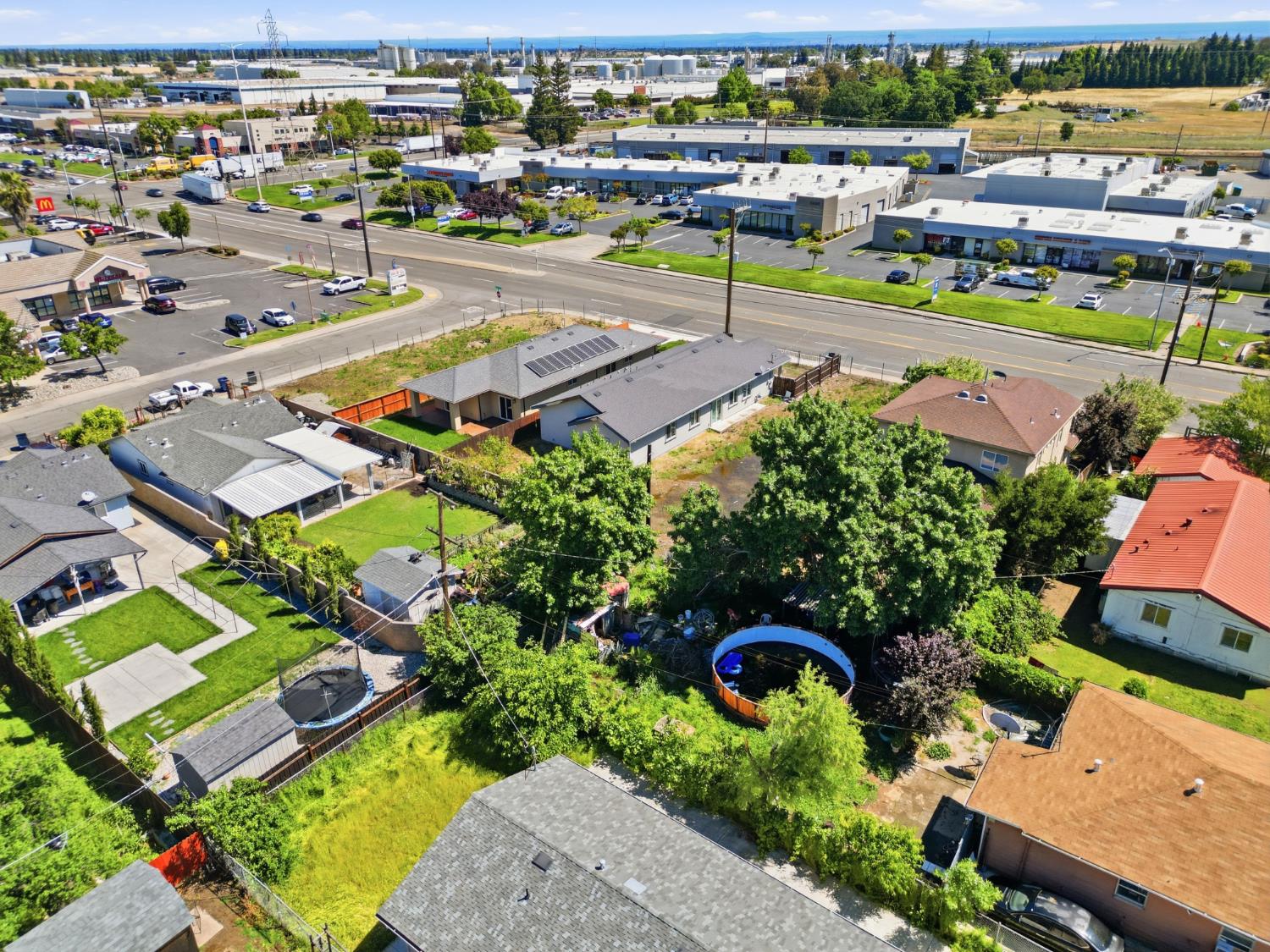 5680 Power Inn Road Sacramento, CA 95824 - Photo 44 of 48 an aerial view of a swimming pool and outdoor space