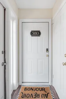 a view of front door