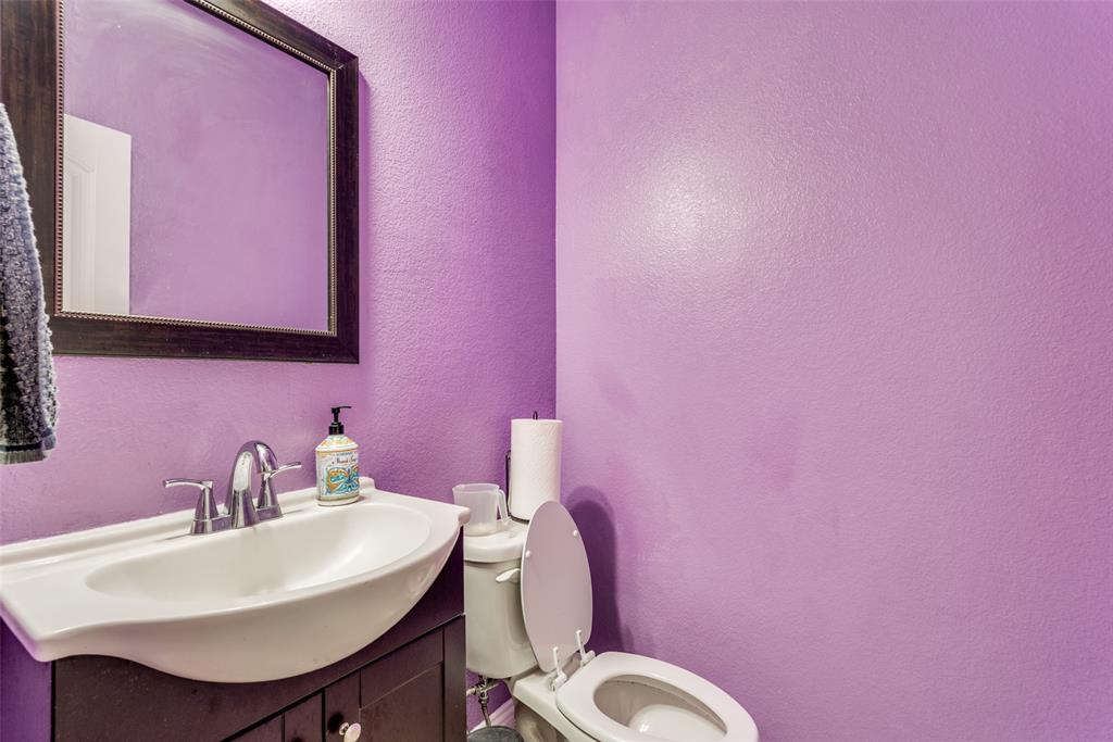 3716 Rumford Road Frisco, TX 75036 - Photo 11 of 25 a bathroom with a sink mirror and toilet