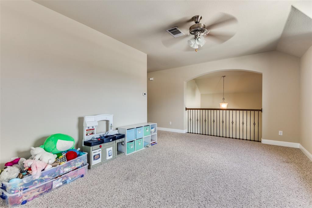 3716 Rumford Road Frisco, TX 75036 - Photo 19 of 25 a view of room with toys and a ceiling fan