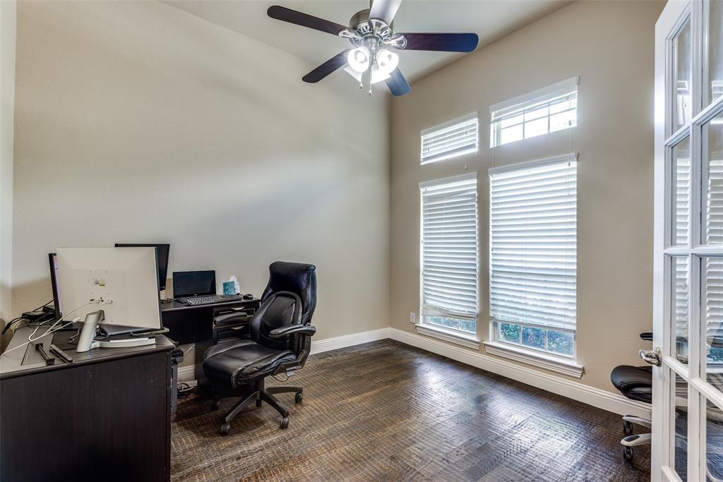 3716 Rumford Road Frisco, TX 75036 - Photo 3 of 25 a view of a workspace with furniture and a window