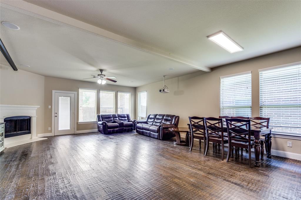 3716 Rumford Road Frisco, TX 75036 - Photo 6 of 25 a view of a livingroom with furniture window and wooden floor