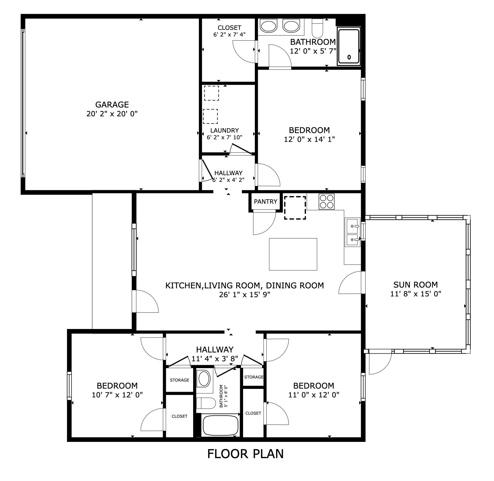 3105 Holley Drive Crestview, FL 32539 - Photo 33 of 33 FloorPlan