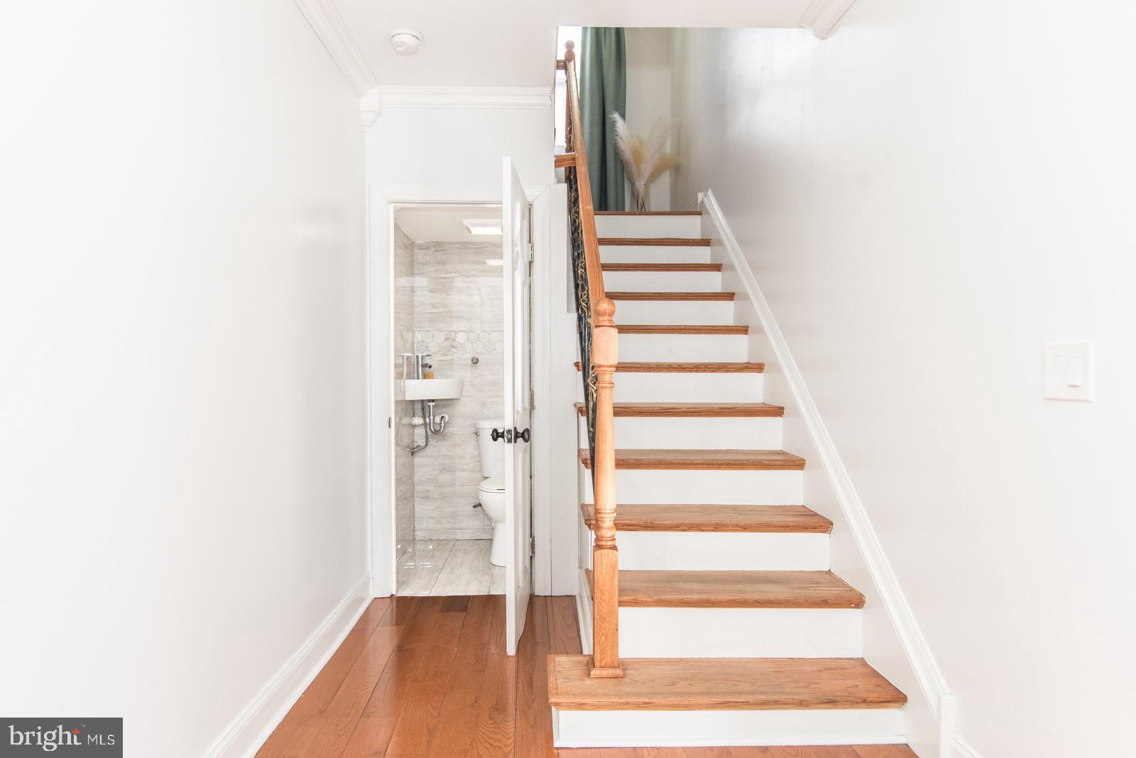 7400 Claridge Street Philadelphia, PA 19111 - Photo 13 of 43 a view of a hallway with staircase