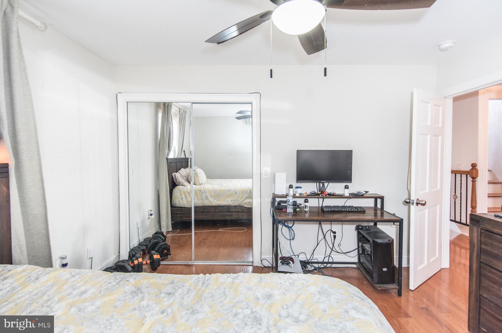 7400 Claridge Street Philadelphia, PA 19111 - Photo 26 of 43 a bedroom with a bed and a flat screen tv