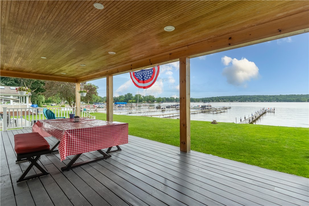 3533 Pebble Beach Road Livonia, NY 14480 - Photo 8 of 25 recessed lighting sprinkled above the wooden ceili