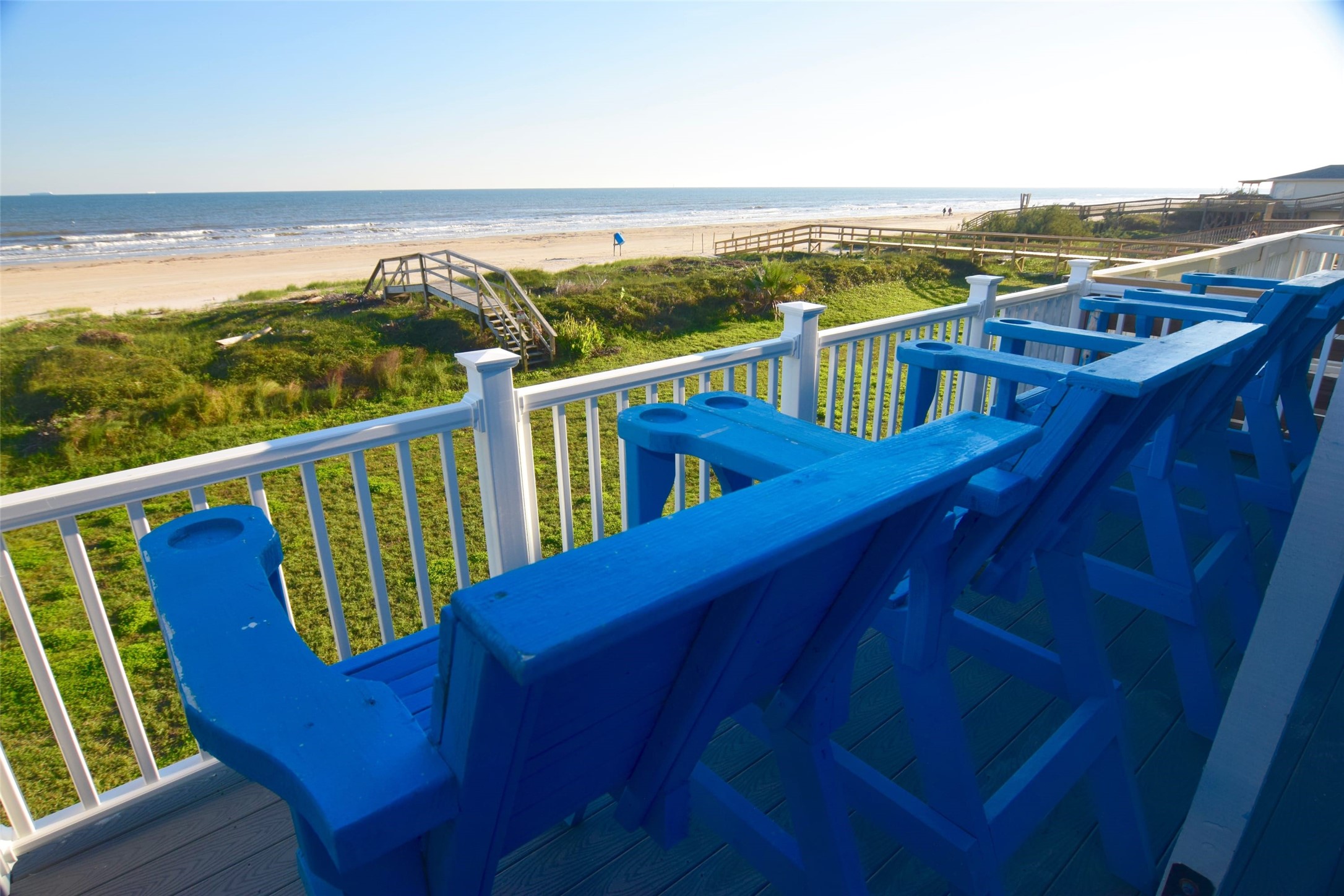 101 Pelican Place, Unit 4 Surfside Beach, TX 77541 - Photo 2 of 25 Look at that View! Beach and Ocean Vistas!