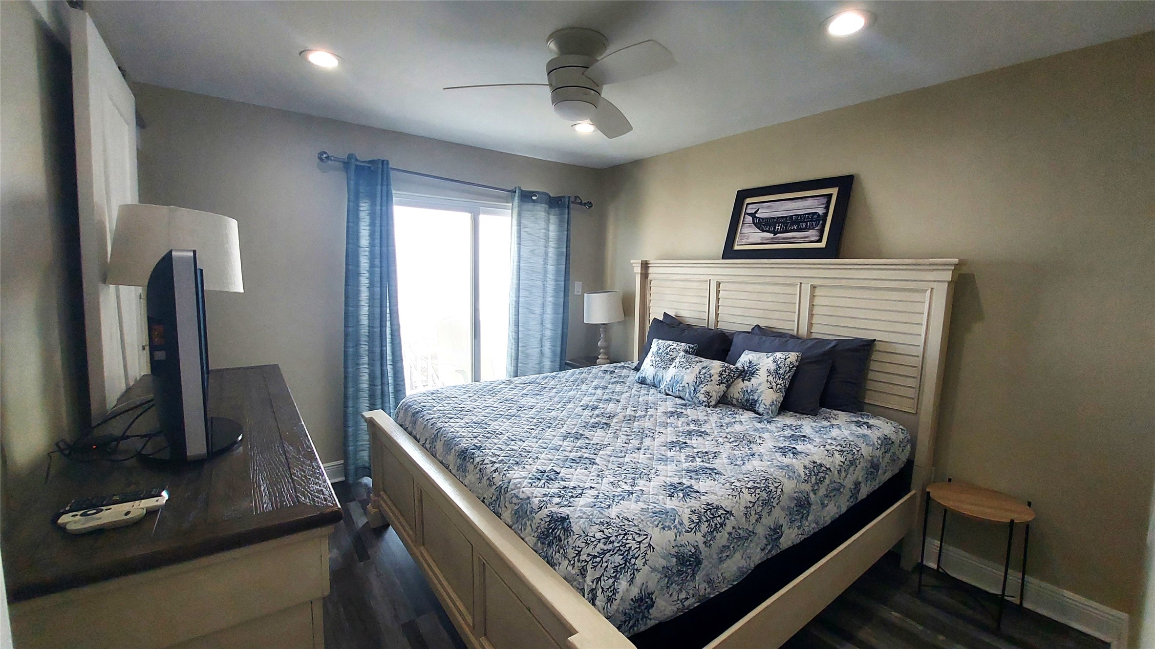 101 Pelican Place, Unit 4 Surfside Beach, TX 77541 - Photo 21 of 25 THIRD Bedroom-Primary with Private Ocean View Balcony!