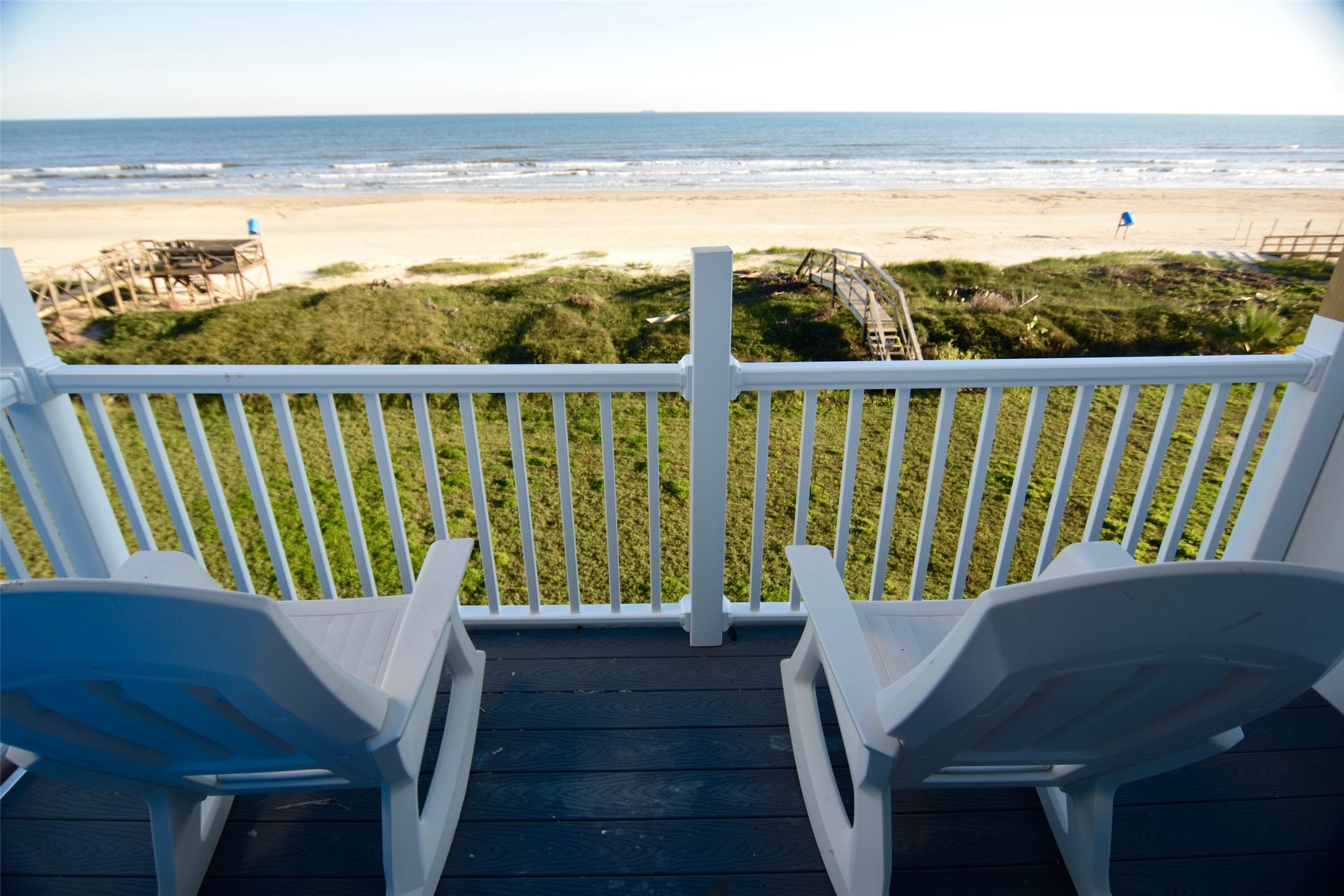101 Pelican Place, Unit 4 Surfside Beach, TX 77541 - Photo 24 of 25 Primary Bedroom Private Balcony Access-Enjoy a Cup of Coffee Watching the Sunrise!