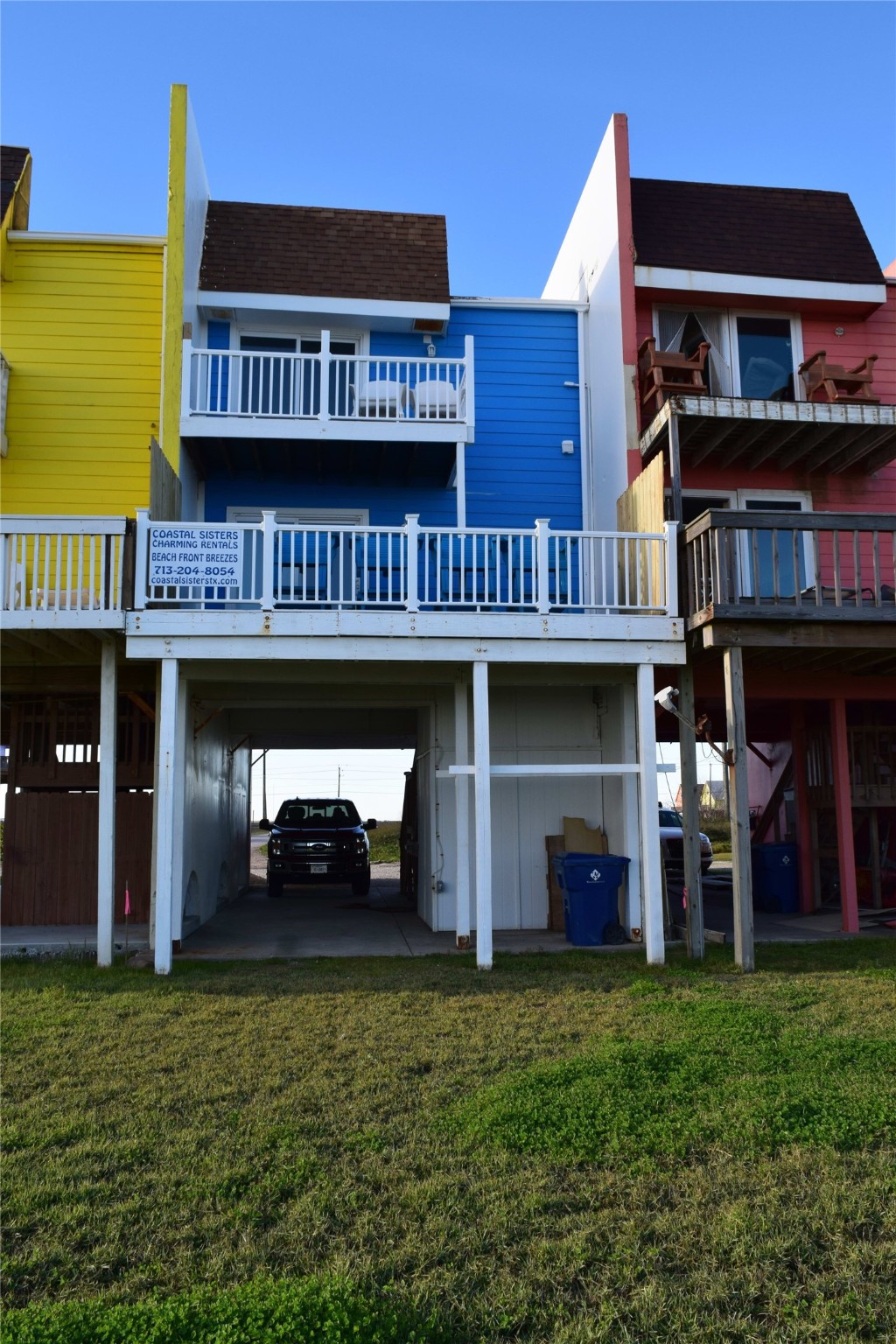 101 Pelican Place, Unit 4 Surfside Beach, TX 77541 - Photo 3 of 25 Beach Side View-Condo #4