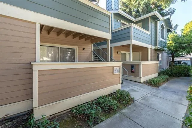 a view of a house with a window