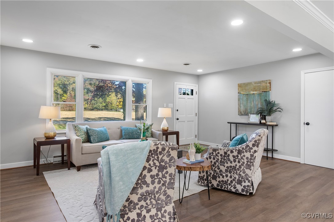 12079 Sunset Drive Ashland, VA 23005 - Photo 6 of 27 a living room with furniture and a large window