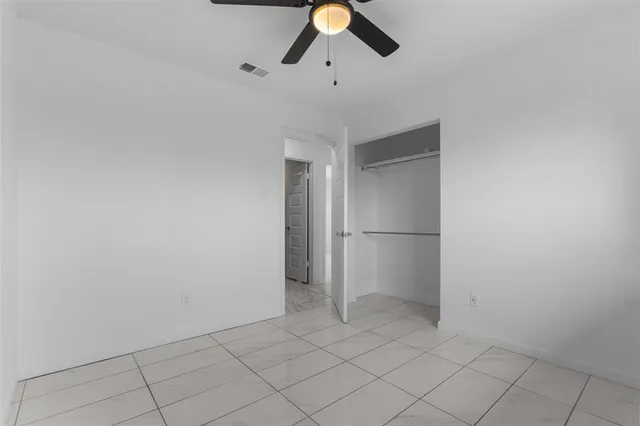 a view of an empty room