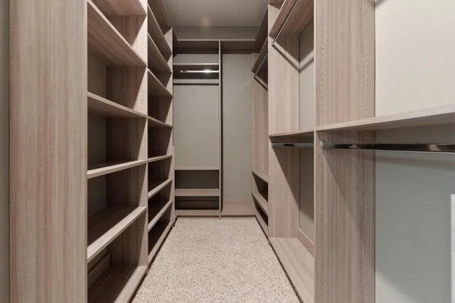 a view of walk in closet
