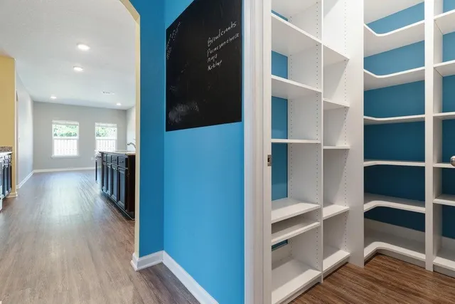 a view of walk in closet