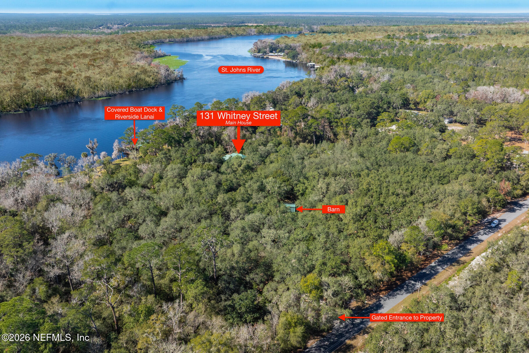 131 Whitney Street Satsuma, FL 32189 - Photo 69 of 75 a view of outdoor space and city view