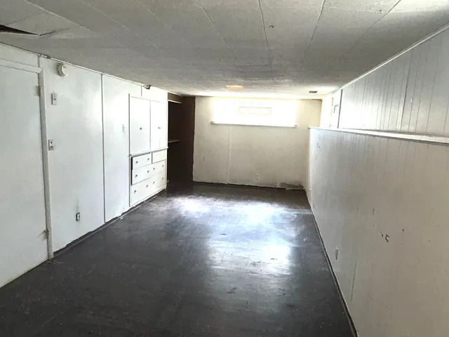 a view of hallway with window