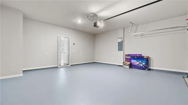 a view of a car garage